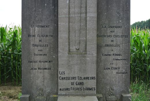 Monument WO I Oordegem Augustus 1914